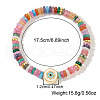 Bohemian Style Natural Yellow Agate & Aquamarine Green Onyx Agate & Amethyst & Lapis Lazuli & Carnelian Beads Stretch Braclets UV9826-4