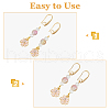 SUPERFINDINGS 20Pcs Brass Earring Hooks KK-FH0007-17G-4