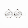 Tibetan Style Alloy Pendants TIBE-S320-182A-AS-2