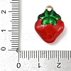 Brass Enamel Pendants KK-R224-14A-G-3