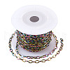 PVD Vacuum Plating 304 Stainless Steel Cable Chains CHS-TA0001-03MC-12