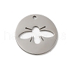 201 Stainless Steel Pendants STAS-E206-02P-01-1