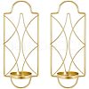 Wall Hanging Iron Candle Holders HJEW-WH0042-33MG-1