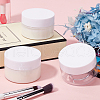 CRASPIRE 8Pcs Transparent Plastic Empty Portable Facial Cream Jar CON-CP0001-015A-4