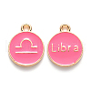 Alloy Enamel Pendants ENAM-S124-01A-03K-1