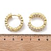 Brass Micro Pave Cubic Zirconia Huggie Hoop Earrings EJEW-K083-37G-B-3