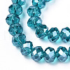Electroplate Glass Beads Strands EGLA-A034-T8mm-A33-2