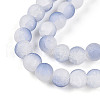 Crackle Glass Beads Strands GLAA-N009-10mm-07-3