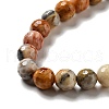 Natural Crazy Lace Agate Beads Strands G-E571-36B-4