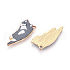 Alloy Enamel Pendants ENAM-N063-01C-2
