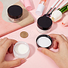 CRASPIRE 8Pcs Transparent Plastic Empty Portable Facial Cream Jar CON-CP0001-015B-3