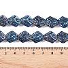 Electroplate Glass Beads Strands EGLA-N012-08V-4