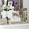 Transparent Acrylic Earring Display Stands EDIS-WH0035-13-7