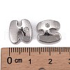 Letter Slider Beads for Watch Band Bracelet Making X-ALRI-O012-H-NR-3