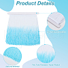 Fingerinspire 2M Two Tone Polyester Tassel Ribbon OCOR-FG0002-37B-4