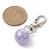 Plating Iridescent Acrylic Beads Pendant Decoration HJEW-JM01227-4