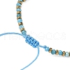 Natural Apatite Beaded Beaided Bead Barcelets for Women Men VG0816-1-3