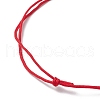 6Pcs Natural Gemstone Round Beads Braided Bracelets for Men Women BJEW-JB11753-5