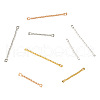 80Pcs 8 Styles Brass Connector Charms KK-TA0001-23-3