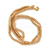 Electroplated Synthetic Non-Magnetic Hematite Beads Strands G-H020-J01-03-2