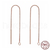 925 Sterling Silver Stud Earring Findings STER-E051-B-01RG-6