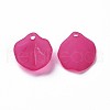 Transparent Frosted Acrylic Pendants MACR-S371-02A-706-2