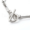 304 Stainless Steel Figaro Chain Necklace NJEW-JN03567-02-4