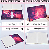 CRASPIRE 3Pcs Elastic Fabric Book Covers AJEW-CP0007-41B-6