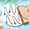 Zinc Alloy Hook Bookmark AJEW-JK00378-1