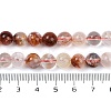 Natural Hematoid Quartz/Ferruginous Quartz Beads Strands G-U026-A09-8mm-5