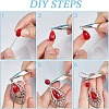SUNNYCLUE 94Pcs Teardrop & Geometry Beads DIY-SC0016-43-6