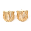 Rack Plating Brass Stud Earrings for Women EJEW-G394-09G-1