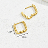 Classic Minimalist Elegant Stainless Steel Hoop Earrings BI8954-2-3