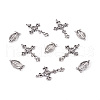 Rosary Cross and Center Sets for Rosary Bead Necklace Making TIBEP-TA0002-14AS-2