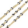 Brass Enamel Figaro Chains CHC-L053-09G-01-1