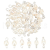   30Pcs 2 Styles Natural Cultured Freshwater Pearl Bead Links Connectors FIND-PH0021-35-7