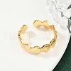 Brass Adjustable Cuff Rings for Women RJEW-B132-01A-G-3