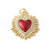 Brass Micro Pave Cubic Zirconia Pendants ZIRC-I071-12G-1