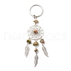 Natural Unakite Keychain KEYC-JKC00346-03-1