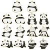 14Pcs 7 Styles Alloy Enamel Pendants FIND-FS0001-98-1