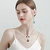 CHGCRAFT 10Pcs 10 Styles Natural & Synthetic Gemstone Pendants G-CA0001-52-6