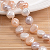 Mother's Day Jewellery Natural Pearl Nuggets Beaded Necklace NJEW-P126-A-01D-01-2