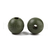 Wood European Beads WOOD-M014-01G-2