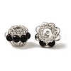 Sparkling Acrylic Rhinestone Round Beads OACR-NH0002-01B-04-1
