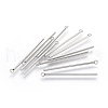 Tarnish Resistant 202 Stainless Steel Pendants STAS-F186-03P-1.5x35mm-2