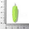 Resin Iron Pendants RESI-D280-10-3