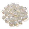 Luminous UV Plating Transparent Acrylic Pendants OACR-P010-10E-3