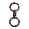 Alloy Spring Gate Clasps PALLOY-Q009-01I-1