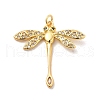 Brass Micro Pave Cubic Zirconia Pendants KK-H441-18G-1