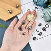 DICOSMETIC 10Pcs 5 Style Retro 304 Stainless Steel European Beads STAS-DC0001-86-4